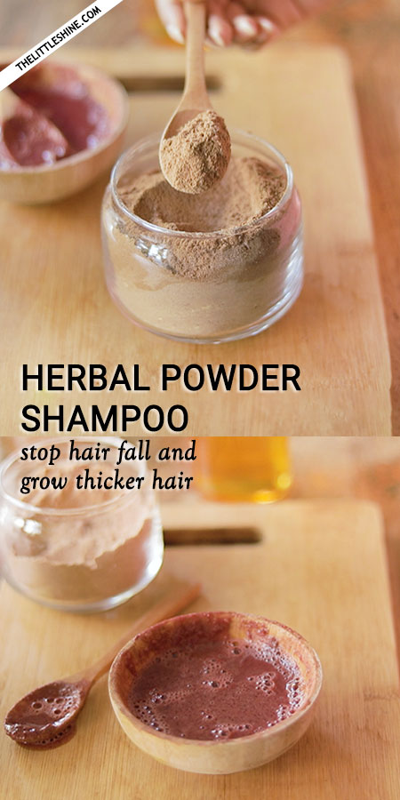 HERBAL POWDER SHAMPOO to stop hair fall and regrow hair