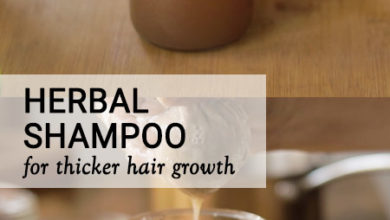 HERBAL HAIR WASH for thicker hair growth