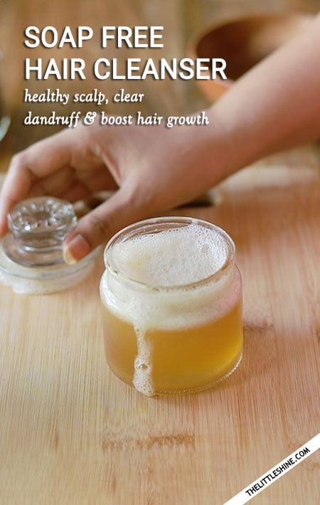  Soap-free hair growth cleanser 