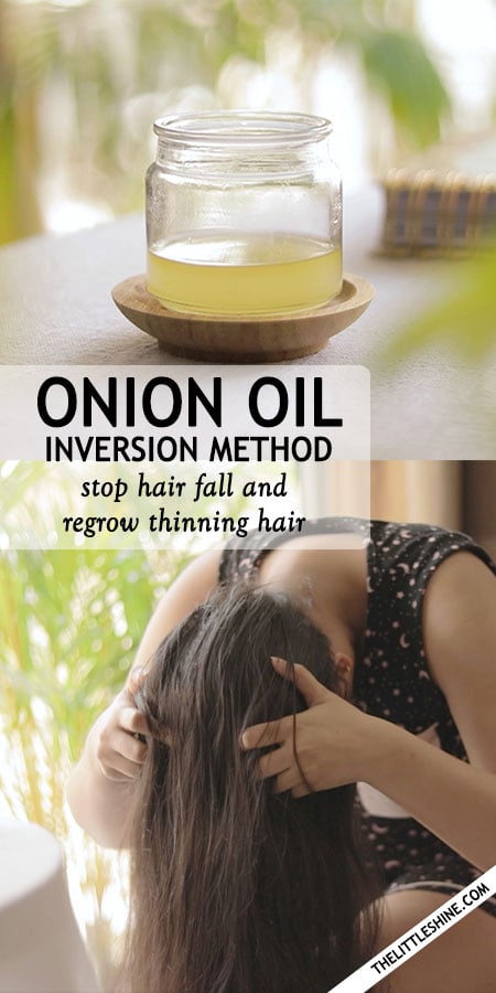 Onion Oil Hair Spray to Stop Hair Fall