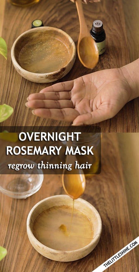 Overnight Rosemary Hair Mask regrow thinning hair