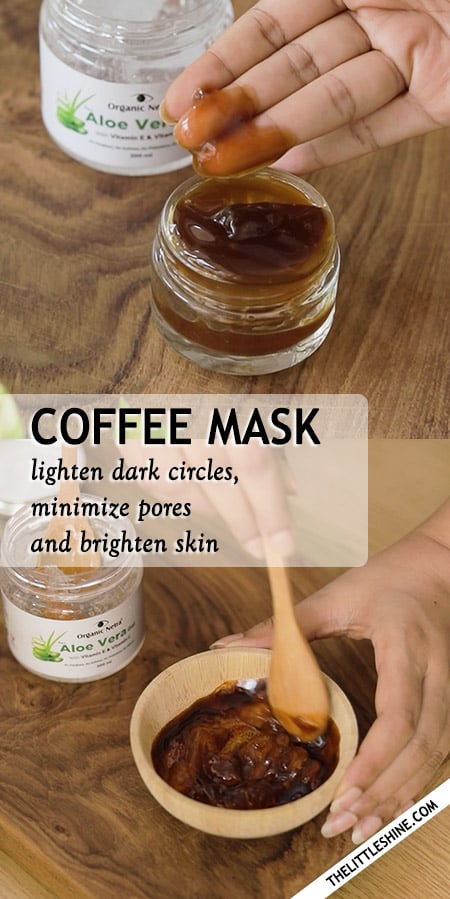 COFFEE MASK TO MINIMIZE PORES AND BRIGHTEN SKIN