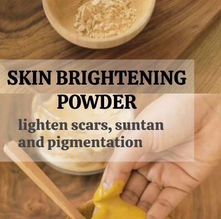 Skin Brightening Bath Powder with Rice