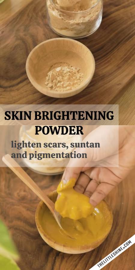 Skin Brightening Bath Powder with Rice