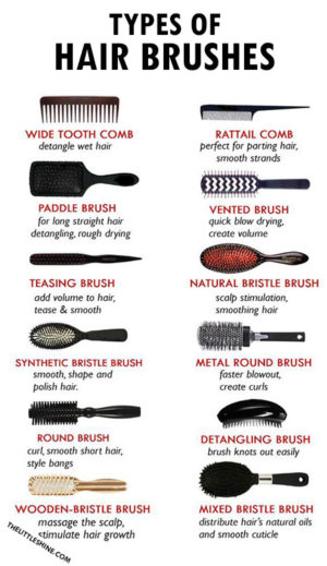 Types of Hair Brushes with Benefits - The Little Shine