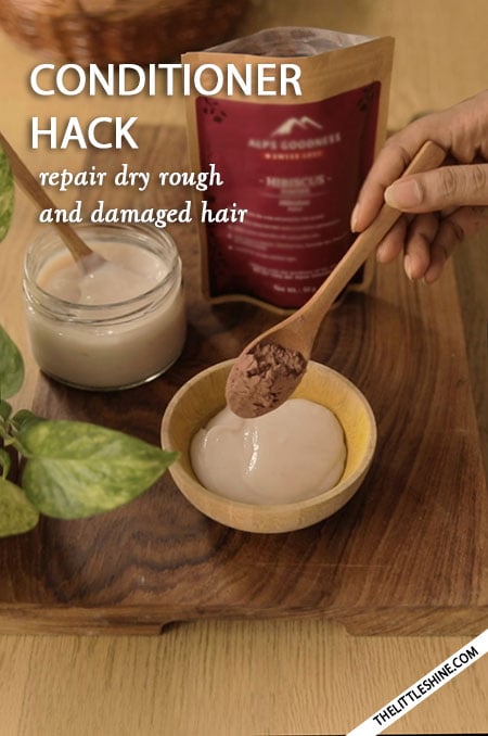 CONDITIONER HACK TO REPAIR DRY ROUGH AND DAMAGED HAIR