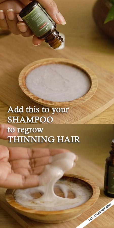 One essential oil to regrow thinning hair