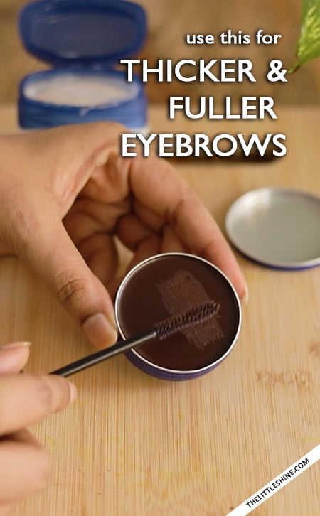 use this to get fuller and thicker eyebrows