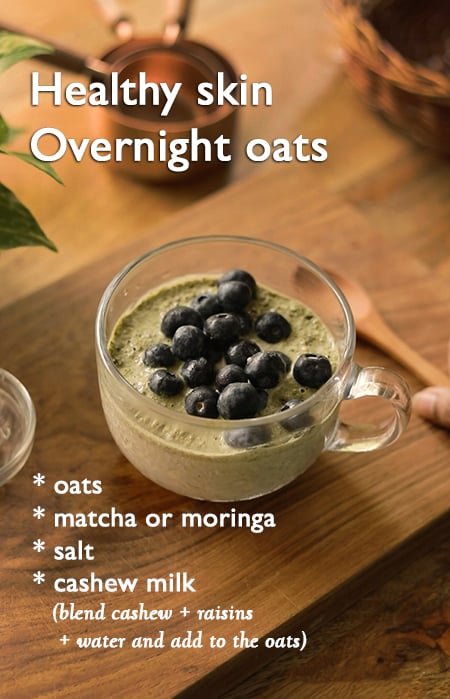 5. Healthy skin overnight oats - 