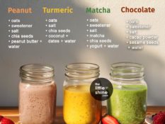 Healthy breakfast - vegan, protein rich, no milk OATS RECIPES