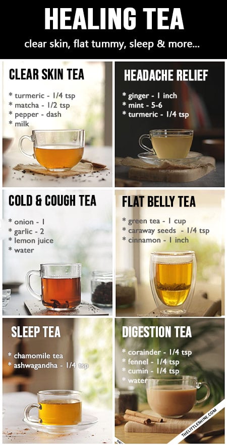 Top 10 everyday healing tea recipes