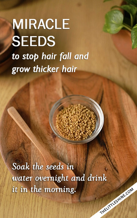 fenugreek-seeds stop hair fall