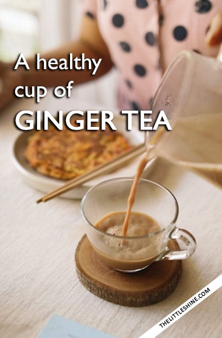 A warming cup of ginger tea ( adrak chai) with benefits