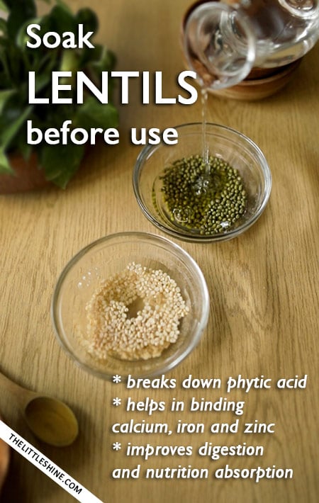 WHY SHOULD YOU SOAK LENTILS BEFORE COOKING