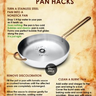 Make stainless steel into a nonstick pan with these simple hacks