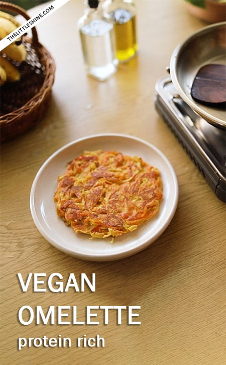 Protein Rich Vegan Omelette