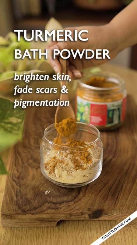 Skin Brightening Turmeric Bath Powder