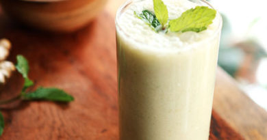 Healthy probiotic drink - SPICED BUTTERMILK - MASALA CHAAS RECIPE