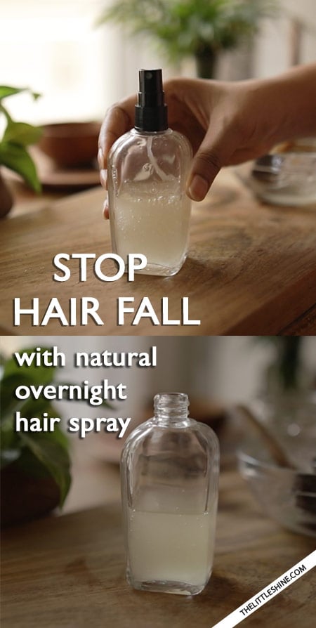 OVERNIGHT HAIR SPRAY TO STOP HAIR FALL