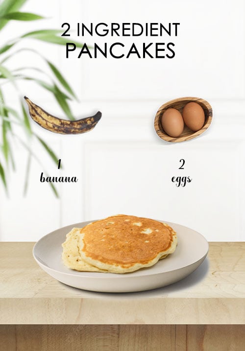 2 ingredient pancakes