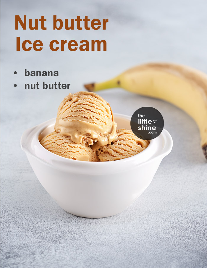 Peanut butter banana ice-cream