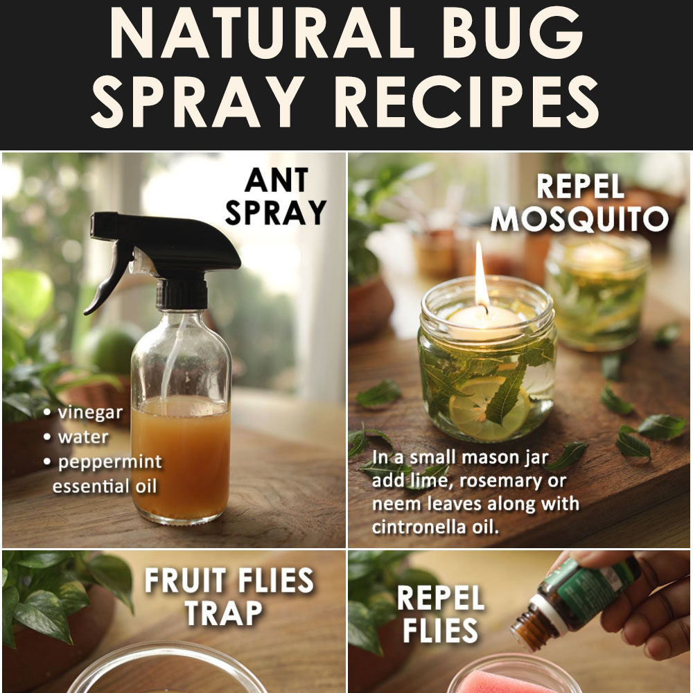 DIY Homemade Natural, Non-Toxic Insect, Bug and Mosquito Repellent