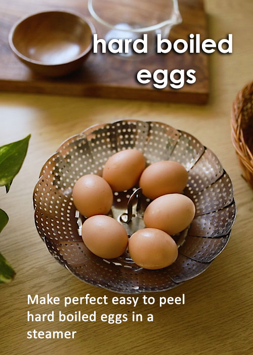 Perfect easy to peel hard boiled eggs with steamer 