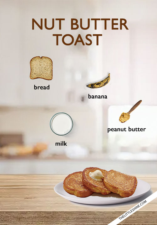 3. Overnight Nut butter Toast