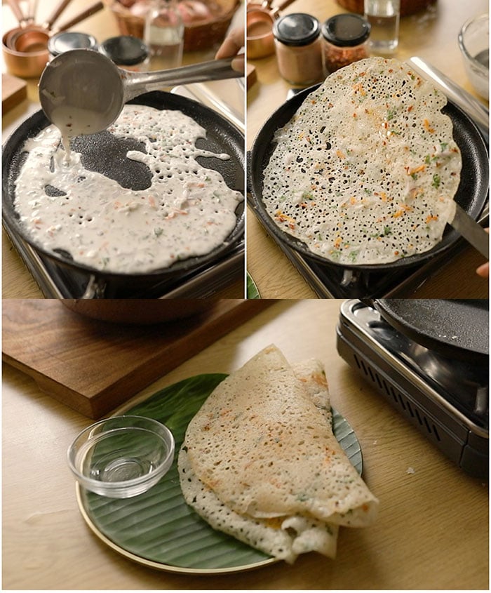 crispy Rice Dosa or pancakes