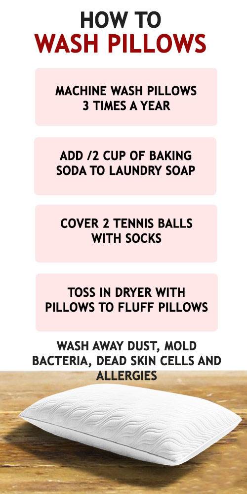 How to WASH EVERY TYPE OF PILLOW