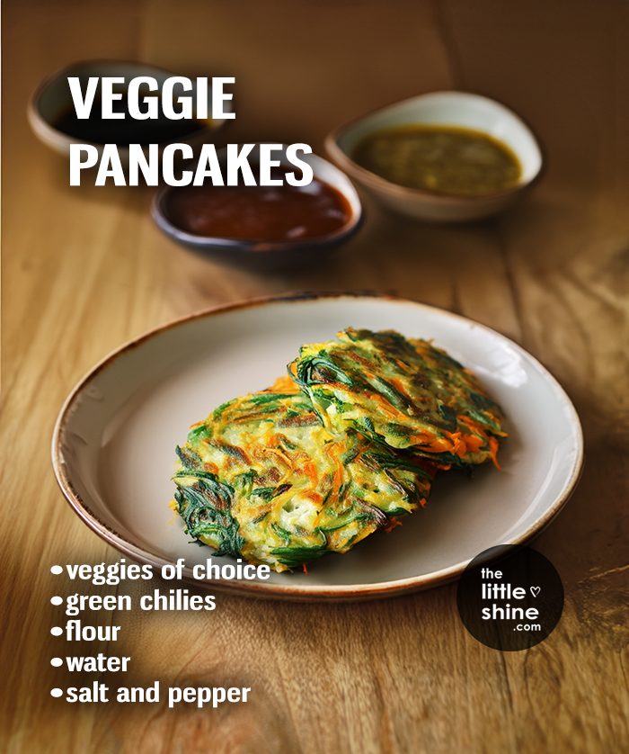 Korean vegetable pancakes