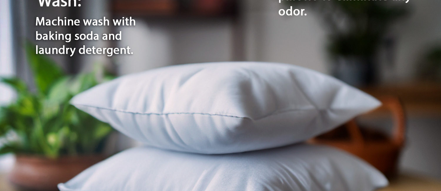 How to properly clean and disinfect your bed pillows