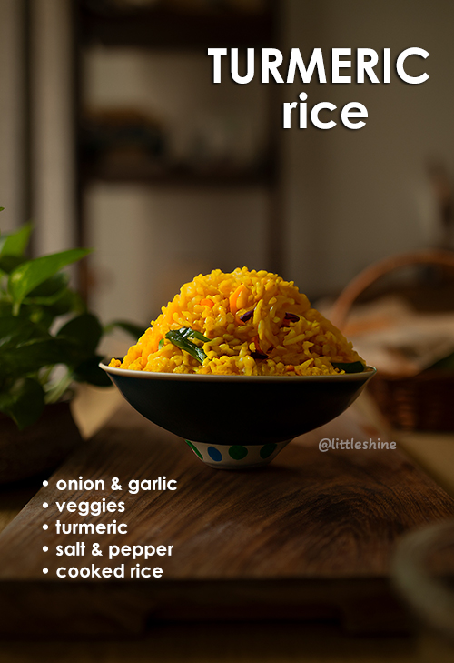 1. Turmeric Veggie Rice Recipe