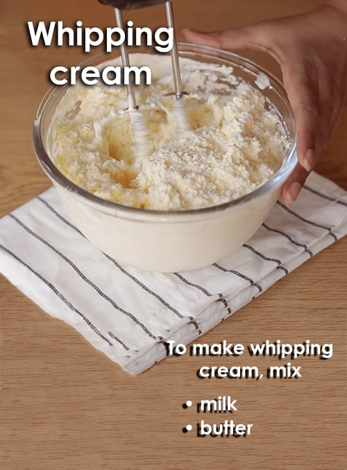 whipping cream recipe