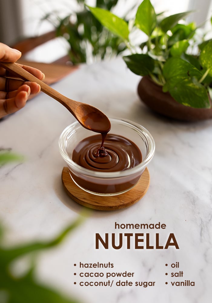 Homemade healthy Nutella  
