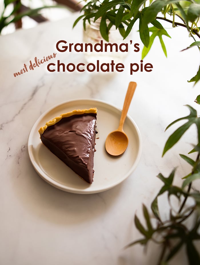 Easy to make Grandma’s chocolate pie