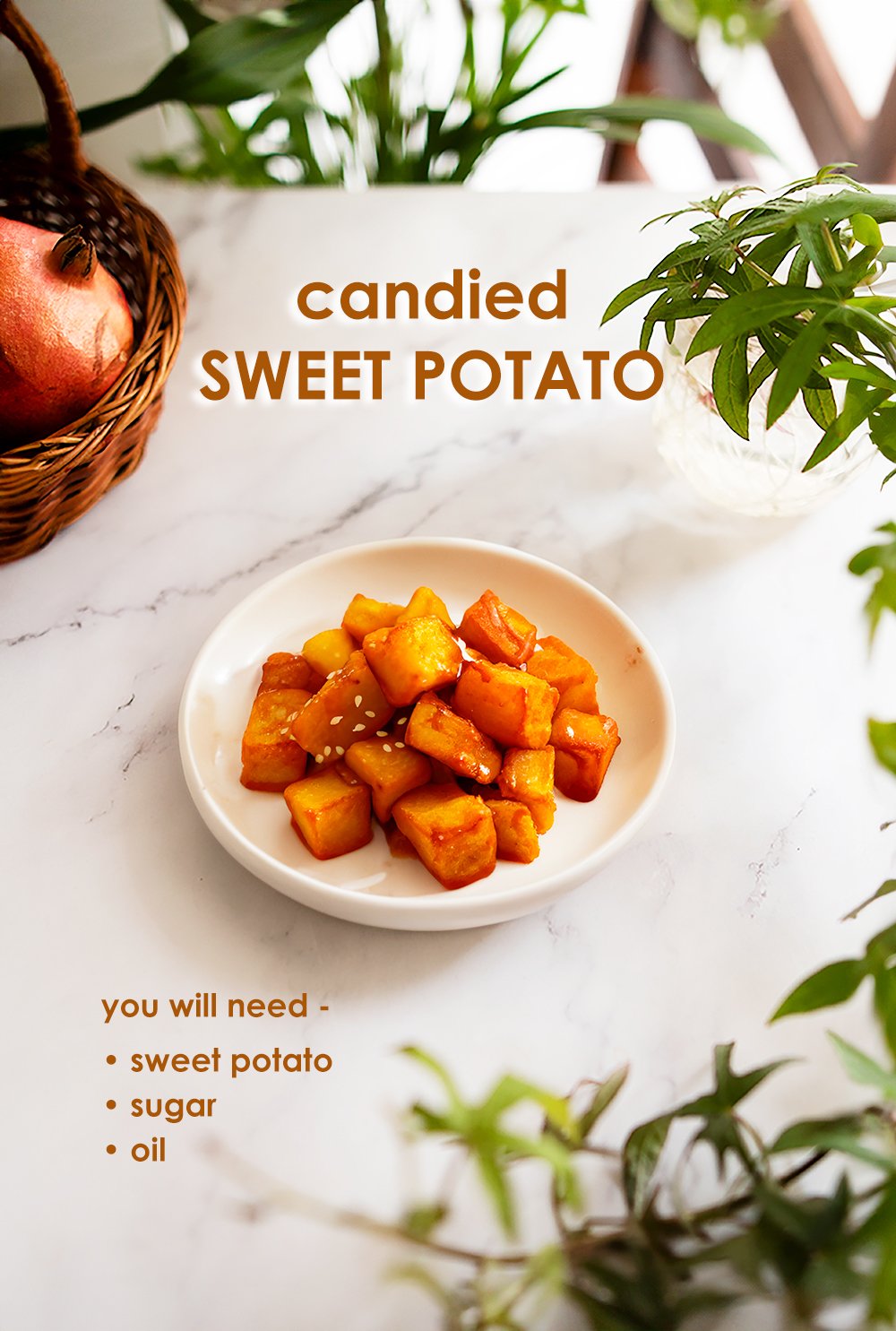 Korean Candied Sweet Potato