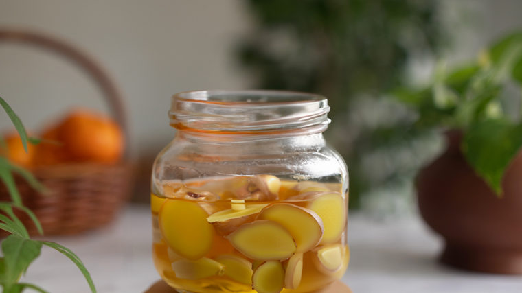 Fermented Ginger Garlic Honey