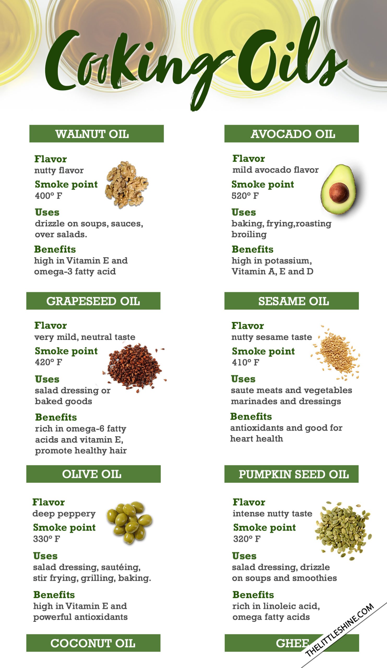 HEALTHY COOKING OILS