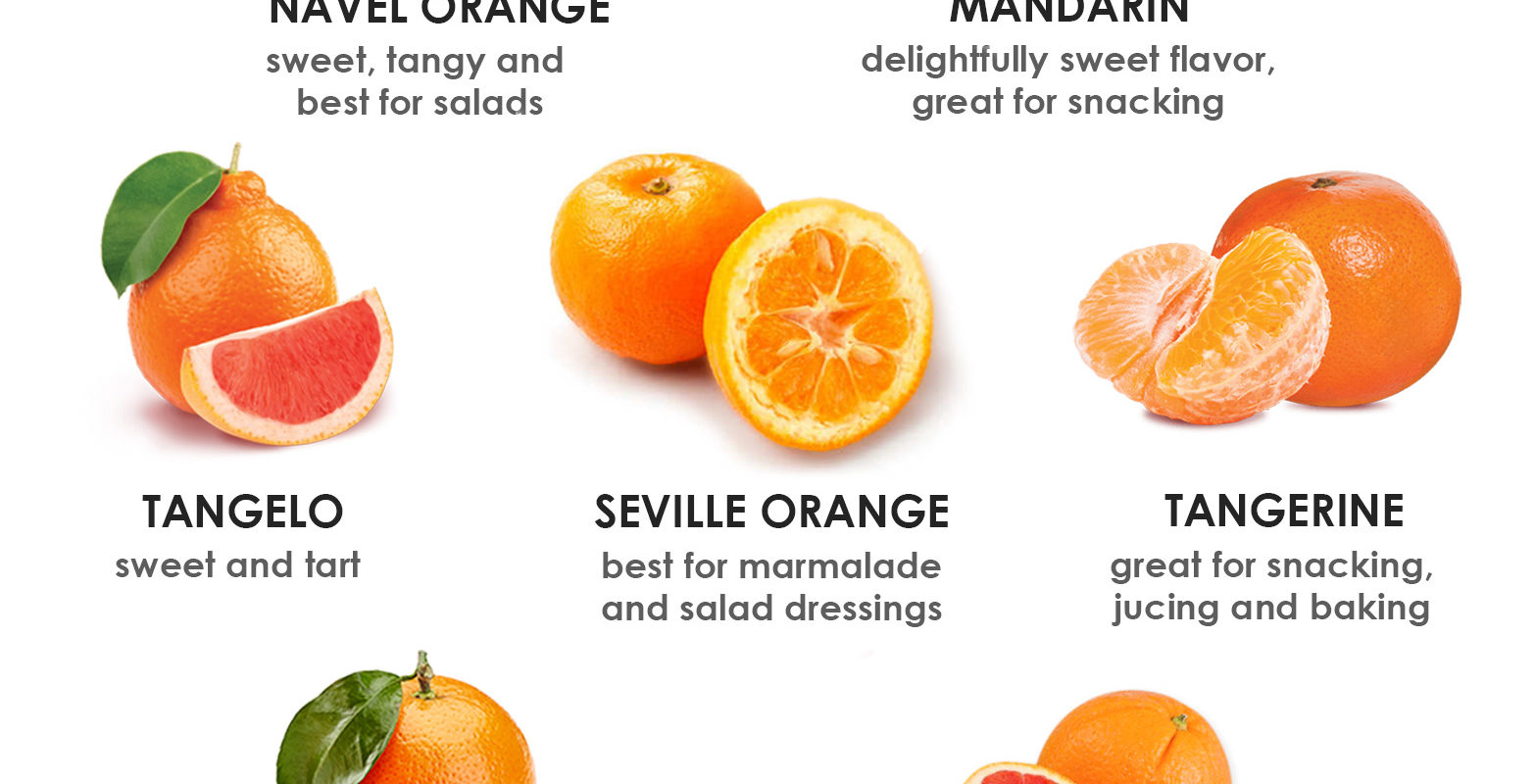 Types of Oranges and How to use them
