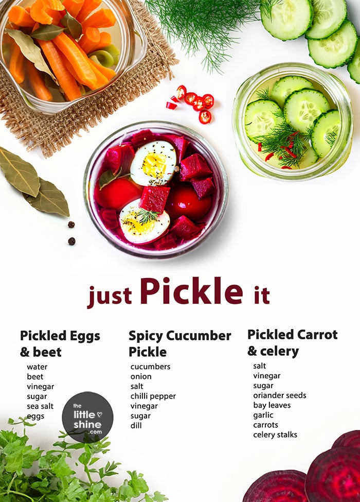 Make pickled Vegetable and Eggs