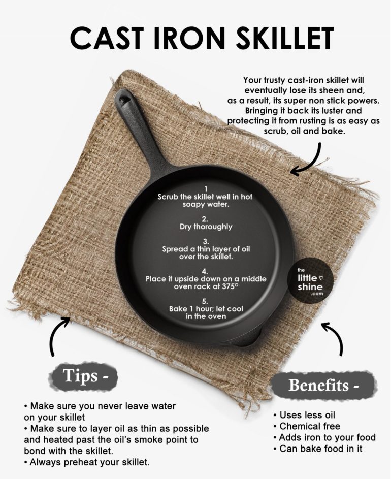 The 11 Commandments of Cast Iron Care - The Little Shine