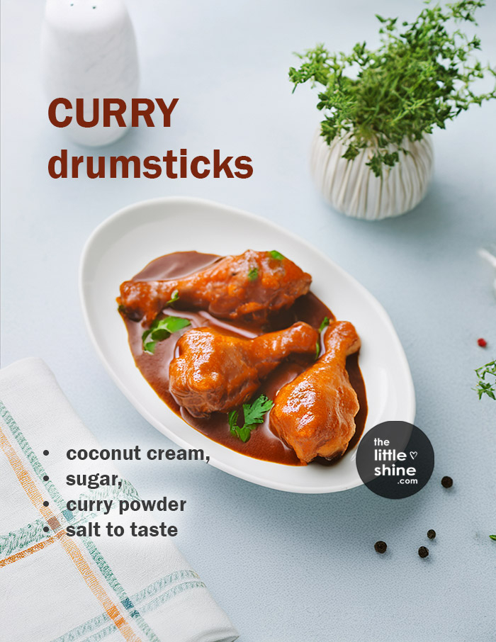 Coconut Curry Sauce drumsticks