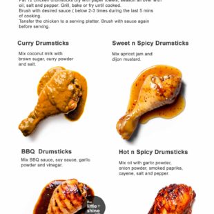 6 Grilled Chicken Drumstick Sauce Recipes