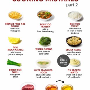 Cooking Mistakes and How to Fix Them