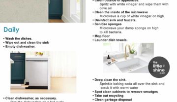 Kitchen Cleaning Tips and Hacks