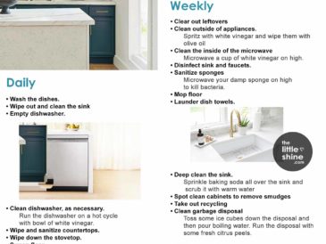 Kitchen Cleaning Tips and Hacks