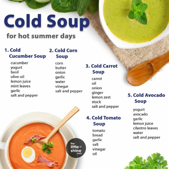 Cold Soups for Hot Summers Days