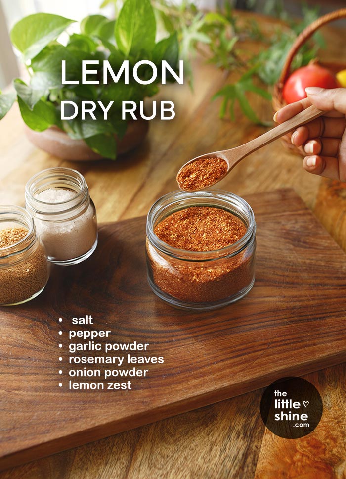 3. Lemon Rosemary Dry Rub