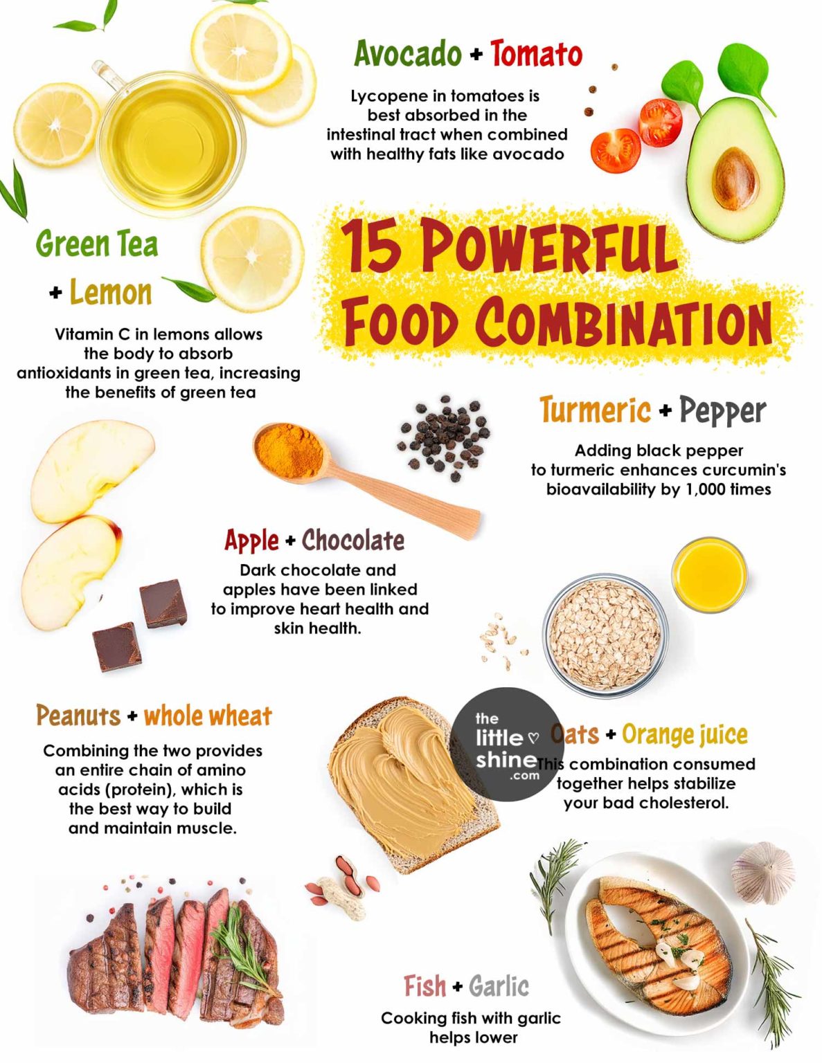 15 Powerful Food Combinations - The Little Shine